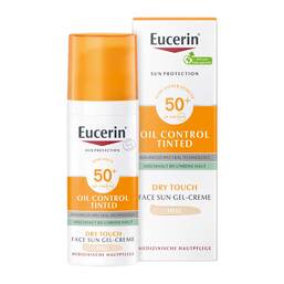 Abbildung: Eucerin Sun Oil Control tinted Creme LSF 50 + hell Creme, 50 ml PZN 16887494