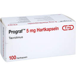 Abbildung: Prograf 5 mg Hartkapseln 100 St, Hartkapseln PZN 16888737