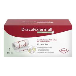 Abbildung: Dracofixiermull sensitiv 10 cmx1 m 1 St, Verband PZN 16890059