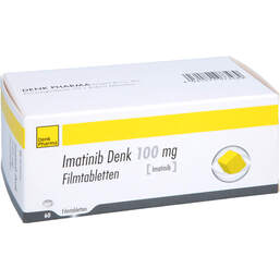 Abbildung: Imatinib Denk 100 mg Filmtabletten 60 St, Filmtabletten PZN 16890119