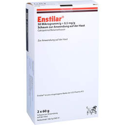 Abbildung: Enstilar 50 µg / g + 0,5 mg / g Schaum zur Anwendung auf der Haut  2X60 g, Schaum PZN 16890289