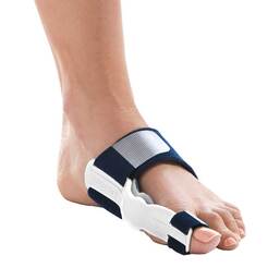 Abbildung: Aircast Halgunight Hallux-Valgus Orthese Größe M weiß 1 St PZN 16890616