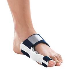 Abbildung: Aircast Halgunight Hallux-Valgus Orthese Größe L weiß 1 St PZN 16890622