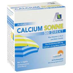 Abbildung: Calcium Sonne 500 Direkt Portionssticks Pulver, 30 St PZN 16892213