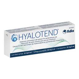 Abbildung: Hyalotend 20 mg / 2 ml Fertigspritze 1 St, Fertigspritzen PZN 16893394