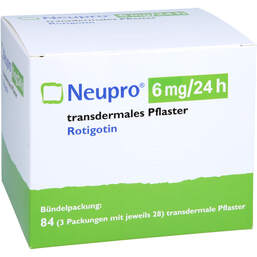 Abbildung: Neupro 6 mg / 24 h transdermale Pflaster 84 St, Pflaster transdermal PZN 16897334