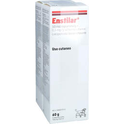 Abbildung: Enstilar 50 µg / g + 0,5 mg / g Schaum z.Anw.auf d.Haut 2X60 g, Schaum PZN 16905217