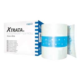 Abbildung: Xtrata transparent Folienverband 10 cmx10 m unsteril Rolle 1 St, Verband PZN 16905660