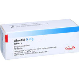 Abbildung: Ubretid Tabletten 5 mg 50 St, Tabletten PZN 16911353