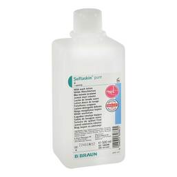 Abbildung: Softaskin pure Waschlotion Spenderflasche 500 ml, Flüssigseife PZN 16913659