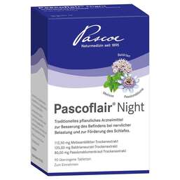 Abbildung: Pascoflair Night überzogene Tabletten Überzogene Tabletten, 90 St PZN 16914481