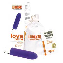 Abbildung: Lubexxx Love Mini Massager lila rechargeable 1 St PZN 16926254