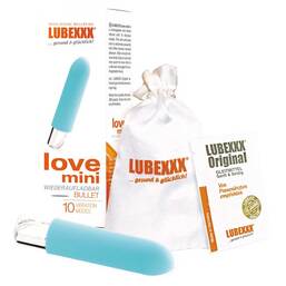 Abbildung: Lubexxx Love Mini Massager türkis rechargeable 1 St PZN 16926260