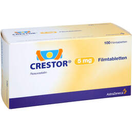 Abbildung: Crestor 5 mg Filmtabletten 100 St, Filmtabletten PZN 16940047