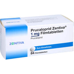 Abbildung: Prucaloprid Zentiva 1 mg Filmtabletten 84 St, Filmtabletten PZN 16942419