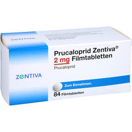 Abbildung: Prucaloprid Zentiva 2 mg Filmtabletten 84 St, Filmtabletten PZN 16942460