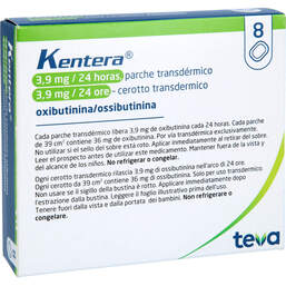 Abbildung: Kentera 3,9 mg / 24 Stunden transdermale Pflaster 8 St, Pflaster transdermal PZN 16942767