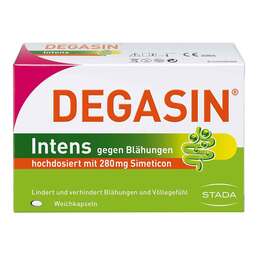 Abbildung: Degasin intens 280 mg Weichkapseln Weichkapseln, 32 St PZN 16944476