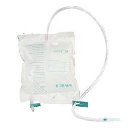 Abbildung: Urimed SP Urinbeutel 2 l steril 100cm 1 St, Beutel PZN 16955178