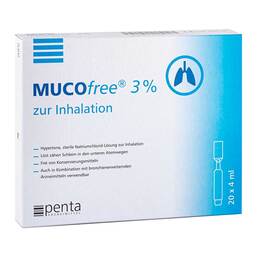 Abbildung: Mucofree 3% zur Inhalation 20X4 ml, Lösung für einen Vernebler PZN 17122753