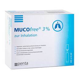 Abbildung: Mucofree 3% zur Inhalation 60X4 ml, Lösung für einen Vernebler PZN 17123439