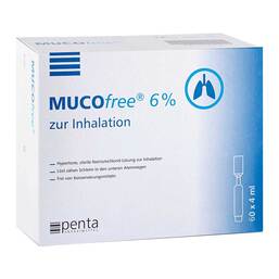 Abbildung: Mucofree 6% zur Inhalation 60X4 ml, Lösung für einen Vernebler PZN 17124373