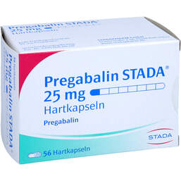 Abbildung: Pregabalin STADA 25 mg Hartkapseln 56 St, Hartkapseln PZN 17145990