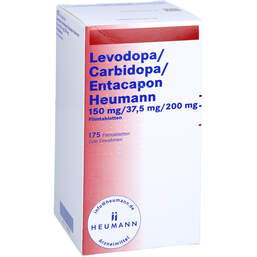 Abbildung: Levodopa / Carbidopa / Entacapon Heumann 150 / 37,5 / 200 175 St, Filmtabletten PZN 17148965