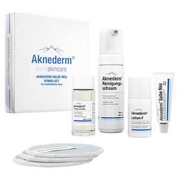 Abbildung: Aknederm Salbe Neu Kombiset für empfindliche Haut Kombipackung, 1 P PZN 17150815