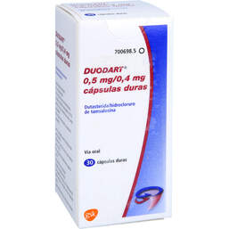 Abbildung: Duodart 0,5 mg / 0,4 mg Hartkapseln 30 St, Hartkapseln PZN 17151683