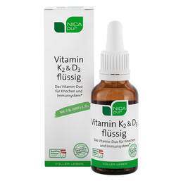Abbildung: Nicapur Vitamin K2 & D3 flüssig 22.5 ml, Tropfen PZN 17157059