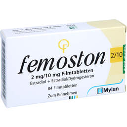 Abbildung: Femoston 2 / 10 mg Filmtabletten 84 St, Filmtabletten PZN 17165018