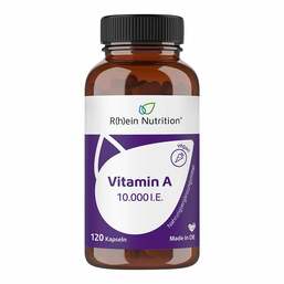 Abbildung: Vitamin A 10.000 I.E. Kapseln Kapseln, 120 St PZN 17165633