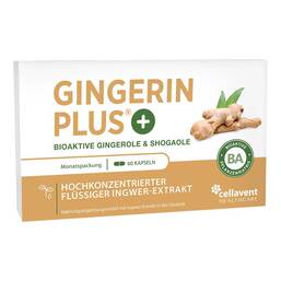 Abbildung: Gingerin Plus Kapseln 60 St, Kapseln PZN 17168040