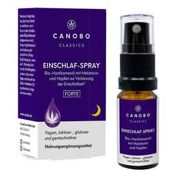 Abbildung: Canobo Bio-Hanfsamenöl Einschlaf-Spray Hopf. / Mela. Spray, 10 ml PZN 17170723