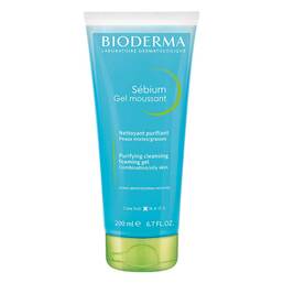Abbildung: Bioderma Sebium Gel Moussant Reinigungsgel Tube für unreine, ölige zu Akne neigende Haut 200 ml, Gel PZN 17174951