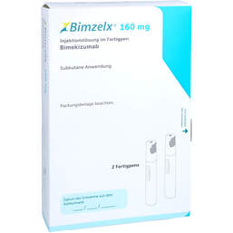 Abbildung: Bimzelx 160 mg Injektionslösung im Fertigpen 1X2 St, Injektionslösung PZN 17177493