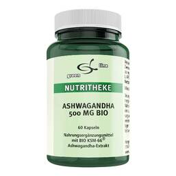 Abbildung: Ashwagandha 500 mg Bio Kapseln 60 St, Kapseln PZN 17178676