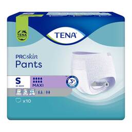 Abbildung: TENA® Pants Maxi S Einweghosen bei Inkontinenz 10 St PZN 17180549
