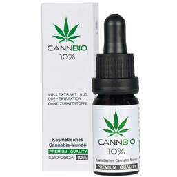 Abbildung: Cbd 10% Cannbio Mundpflegeöl Tropfen, 10 ml PZN 17183967