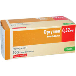 Abbildung: Oprymea 0,52 mg Retardtabletten 100 St, Retard-Tabletten PZN 17185854