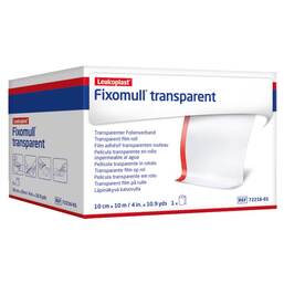 Abbildung: Fixomull transparent 10 cmx10 m 1 St, Pflaster PZN 17200306