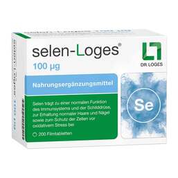 Abbildung: Selen-Loges 100 µg Filmtabletten Filmtabletten, 200 St PZN 17202009