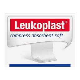 Abbildung: Leukoplast compress absorbent soft 20x20cm steril 25X1 St, Kompressen PZN 17206941