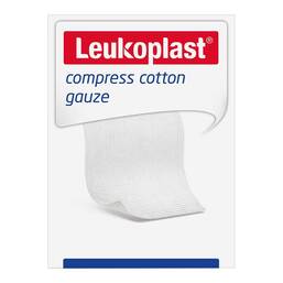 Abbildung: Leukoplast compress Cotton Gauze st.5x5cm 12f Spl 50X2 St, Kompressen PZN 17207840