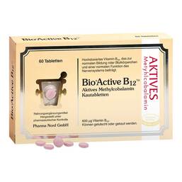 Abbildung: Bio Active B12 Kautabletten 60 St, Kautabletten PZN 17230655