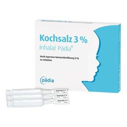 Abbildung: Kochsalz 3% Inhalat Pädia Ampullen 60X4 ml, Inhalationsampullen PZN 17231614