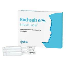 Abbildung: Kochsalz 6% Inhalat Pädia Ampullen 20 St, Inhalationsampullen PZN 17231620 