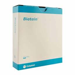 Abbildung: Biatain Schaumverband 20x20 cm nicht haftend 5 St, Verband PZN 17240607