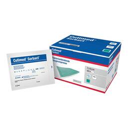 Abbildung: Cutimed Sorbact Kompressen 7x9 cm 42 St, Kompressen PZN 17240688